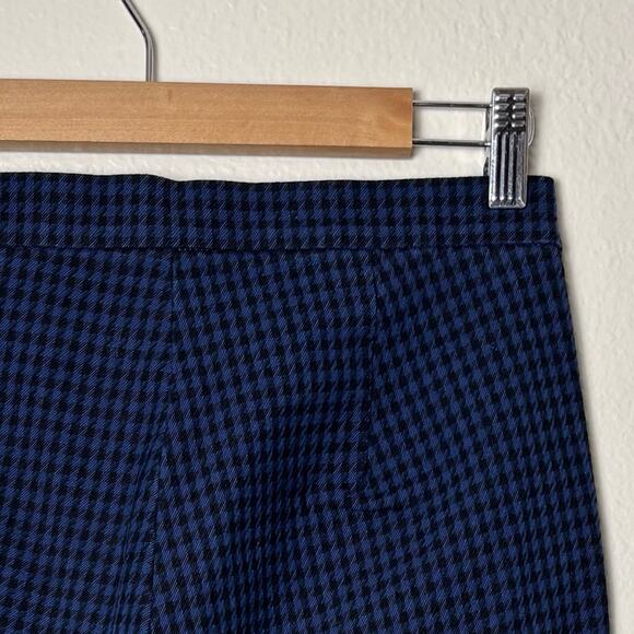 Banana Republic Devon Houndstooth Pants Woman's size 2 Navy Blue and Black - Picture 15 of 16